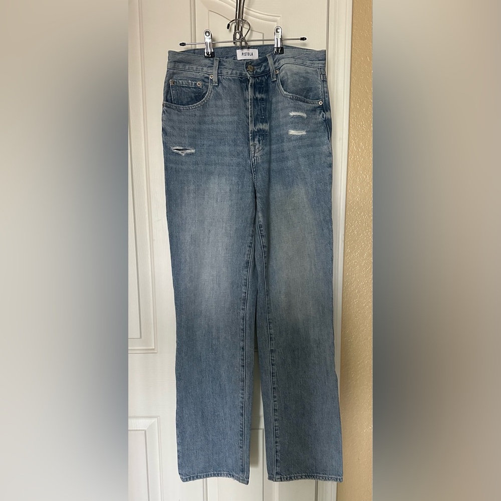 Pistola Light Blue Flare Jeans